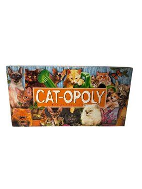 Cat-Opoly Board Game Complete Set By Late For The Sky Cat Themed Monopoly